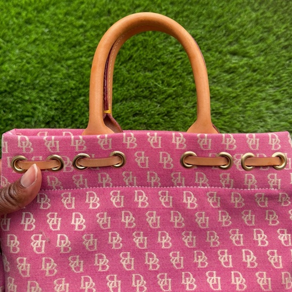 Dooney & Bourke Small Tulip Tassel Tote in Pink - Picture 10 of 12
